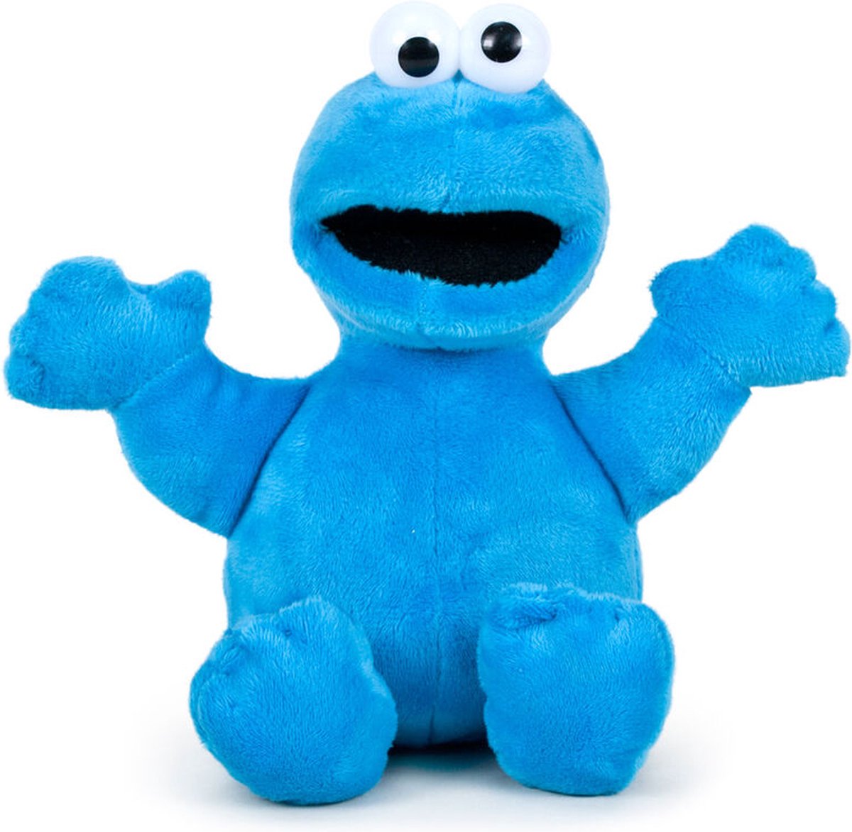 Cookie Monster - Sesamstraat Pluche Knuffel 22 cm {Sesamestreet Plush Toy | Sesam Straat Speelgoed Knuffeldier Knuffelpop voor kinderen jongens meisjes | Cookie Monster, Elmo, Oscar Mopperkont, Bert, Ernie}